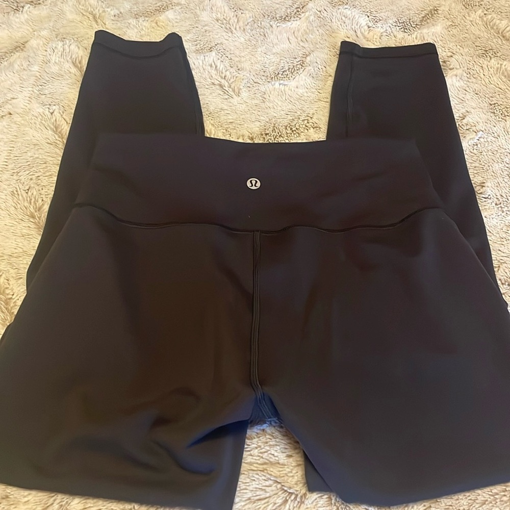 Lululemon Align black leggings. Size 8. Like new.